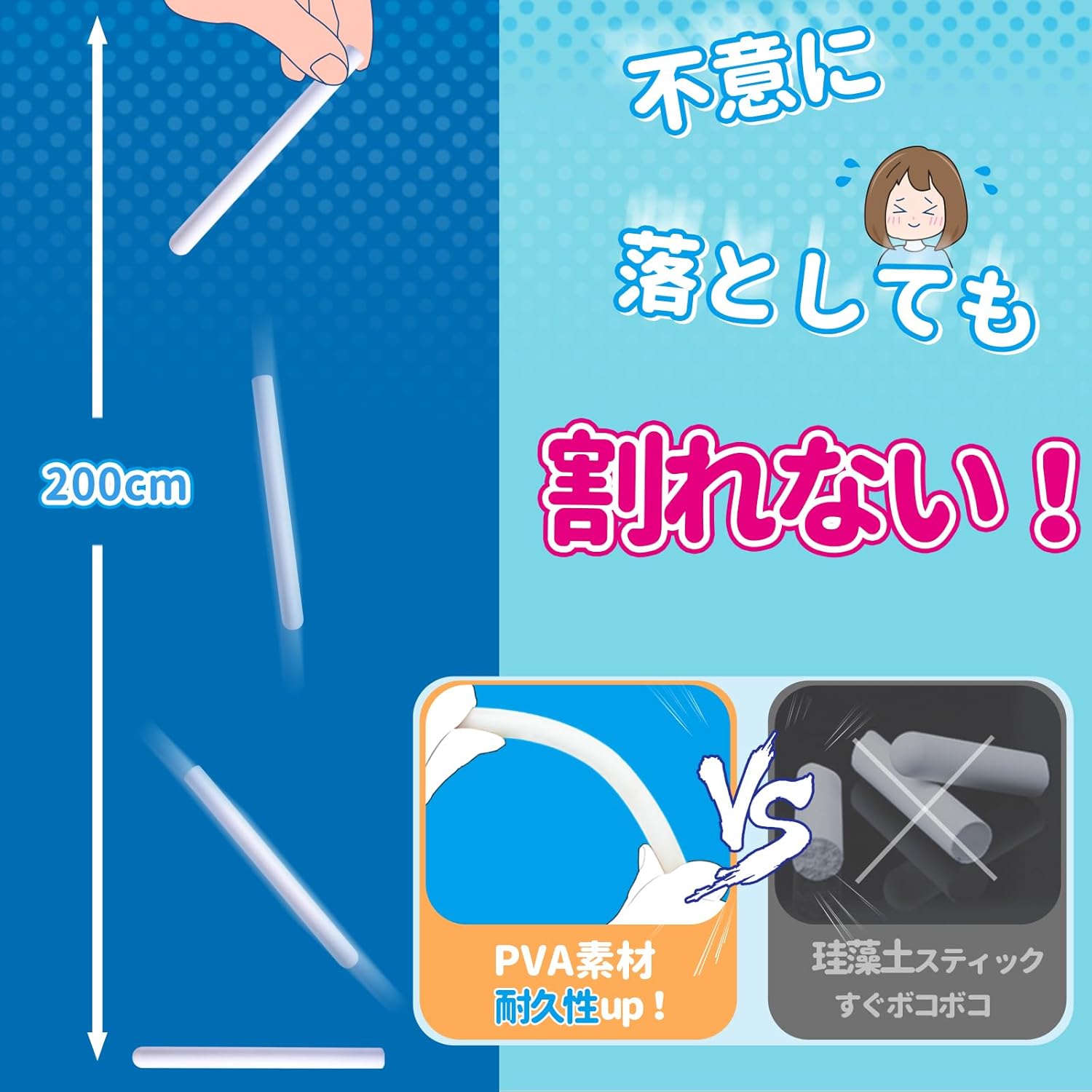 オナホ洗浄ブラシ&乾燥スティックセット|簡単お手入れ・吸水速乾・繰り返し使える - 画像 (5)